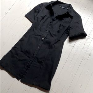 & Other Stories black dress with buttons size 8